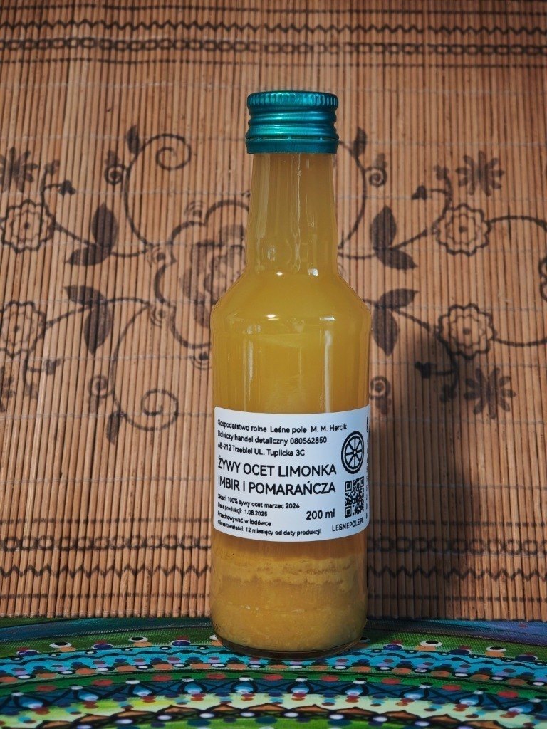Żywy ocet z pędów sosny 200 ml